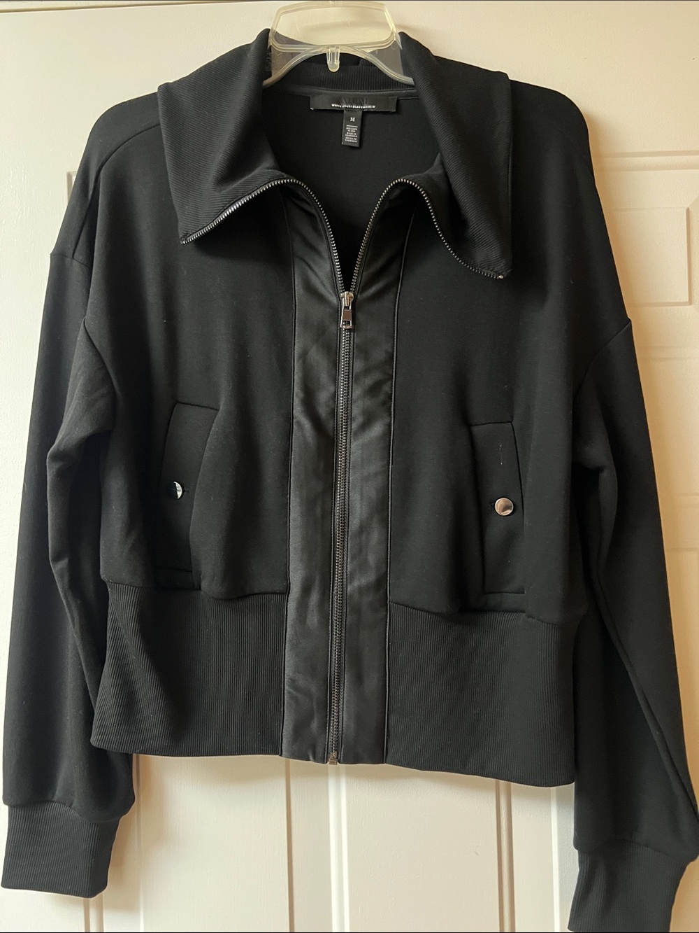 White House Black Market Women's Zip-Front Jacket Size Medium